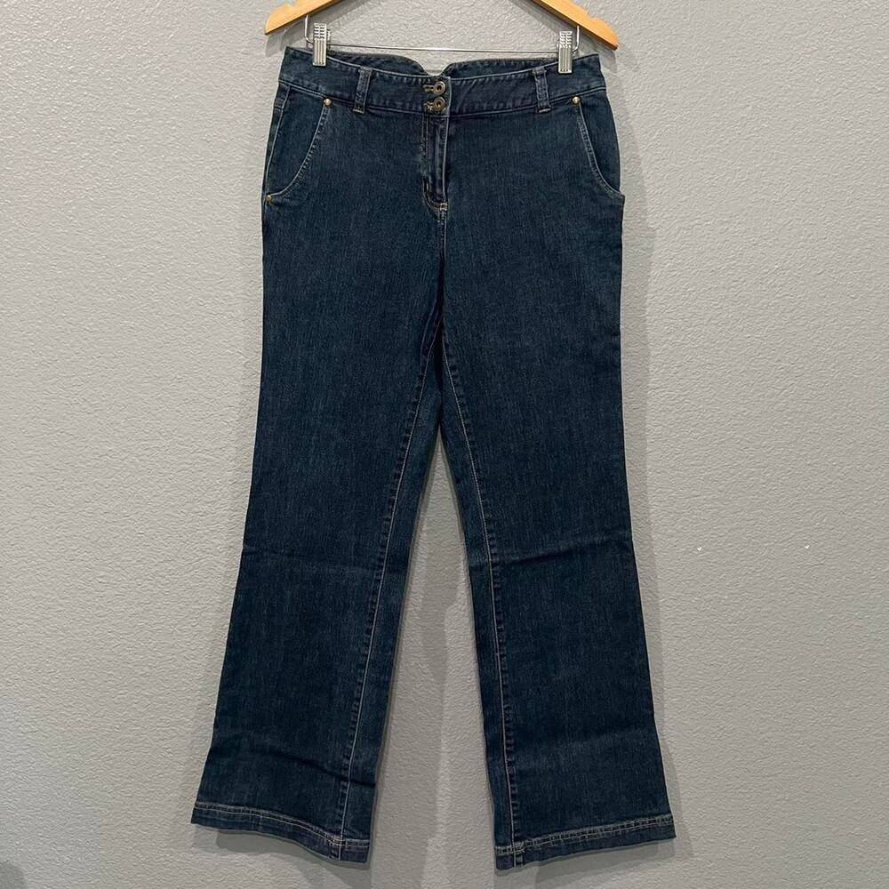 Rafaella dark blue bootcut denim